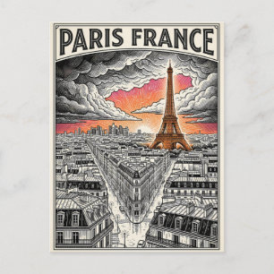 Paris Frankreich Reise Postkarte