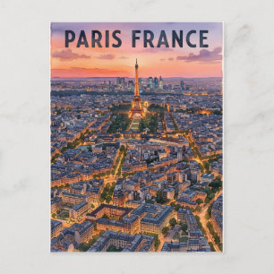 Paris Frankreich Reise Postkarte