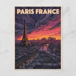 Paris Frankreich Reise Postkarte