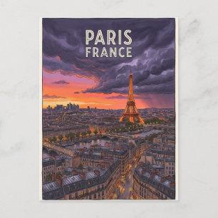 Paris Frankreich Reise Postkarte