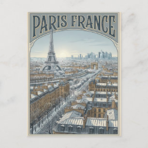 Paris Frankreich Reise Postkarte