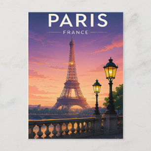 Paris Frankreich Reise Zeitlose Stadt Geschenk Postkarte