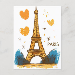 Paris Frankreich Reisen Postkarte