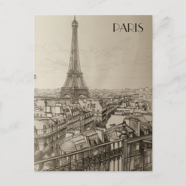Paris Frankreich Reisen Postkarte (Vorderseite)