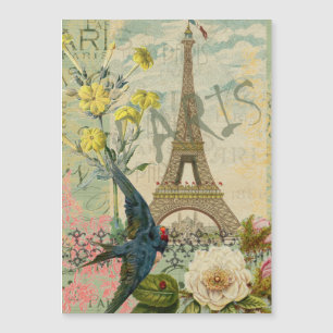 Paris Frankreich Reisen Vintag antike Malerei Magnetkarte