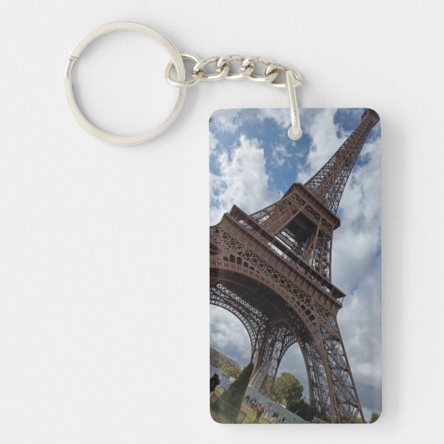 Paris, Frankreich, Schlüsselkette Eiffel Tower Schlüsselanhänger (Vorderseite)