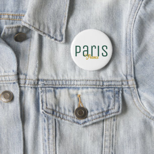 Paris, Frankreich Souvenir Button