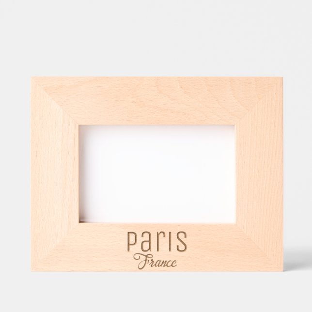 Paris, Frankreich Souvenir Geätzte Rahmen (Vorderseite)