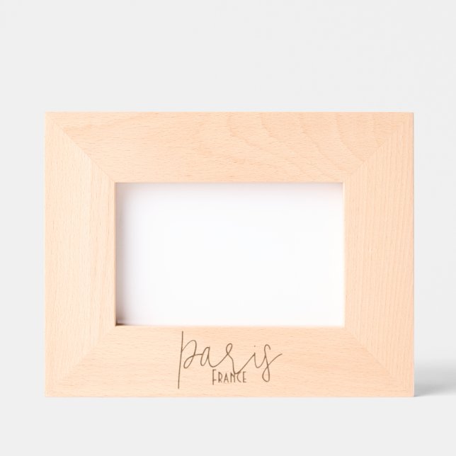 Paris, Frankreich Souvenir Geätzte Rahmen (Vorderseite)