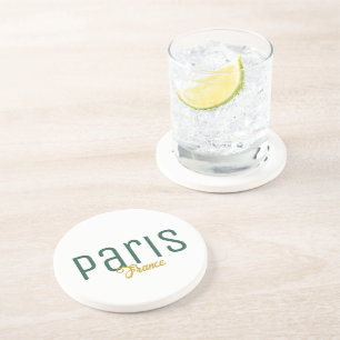 Paris, Frankreich Souvenir Getränkeuntersetzer