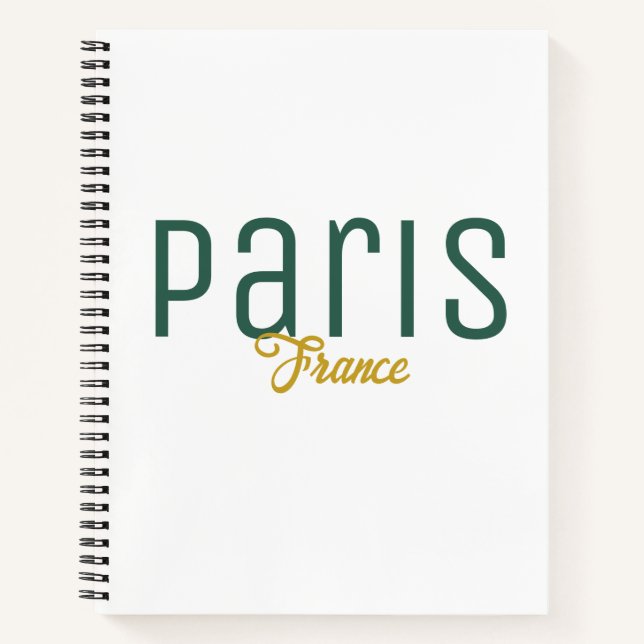 Paris, Frankreich Souvenir Notizbuch (Vorderseite)