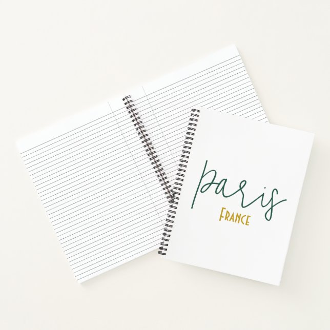 Paris, Frankreich Souvenir Notizbuch (Innenseite)