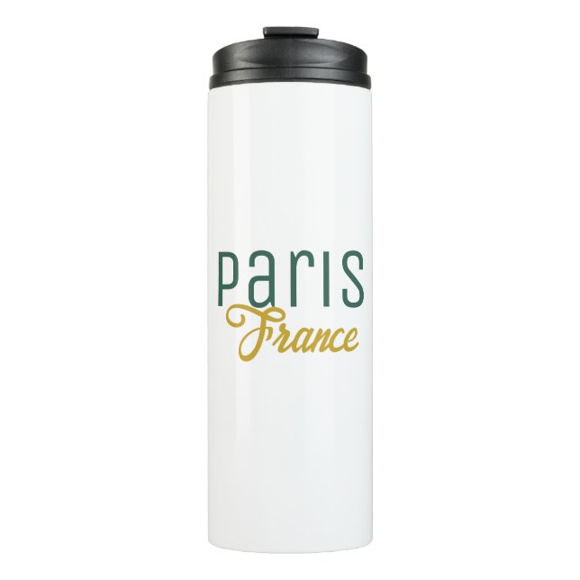 Paris, Frankreich Souvenir Thermosbecher (Vorderseite)