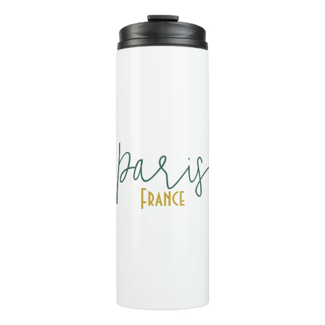Paris, Frankreich Souvenir Thermosbecher (Vorderseite)