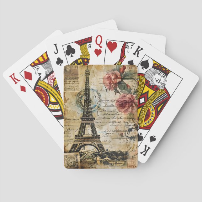 Paris Frankreich Spielkarten (Rückseite)