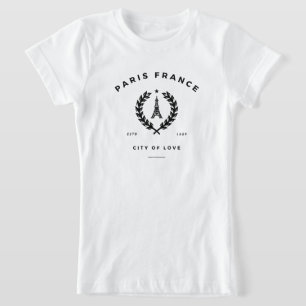 Paris Frankreich Stadt der Liebe T-Shirt