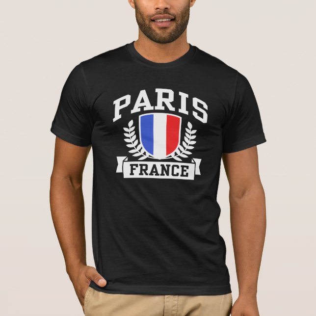 Paris Frankreich T-Shirt (Vorderseite)