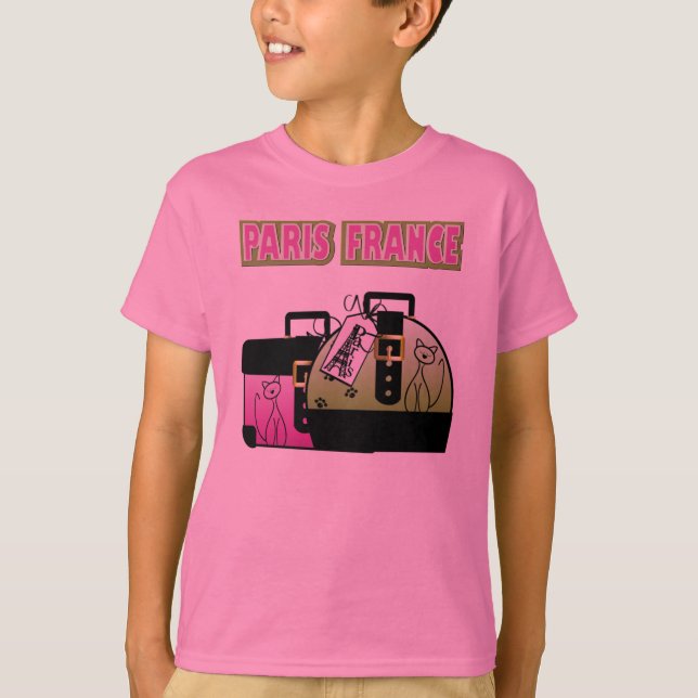 Paris Frankreich T-Shirt (Vorderseite)