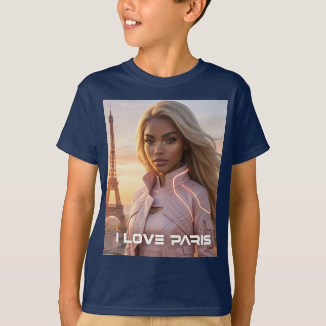 PARIS - FRANKREICH T-Shirt (Vorderseite)