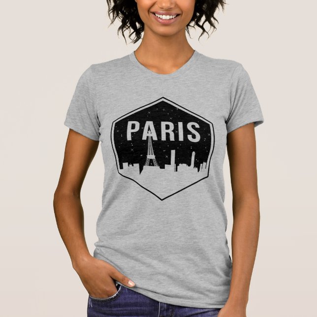 Paris-Frankreich-T - Shirt (Vorderseite)
