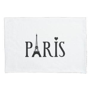 Paris, Frankreich und Grafik Kissenbezug