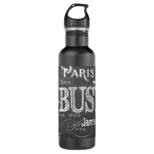 Paris Frankreich und Souvenirs Edelstahlflasche