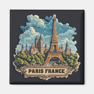 🧲 Paris Frankreich Urlaubserinnerung Für Reisebeg Magnet