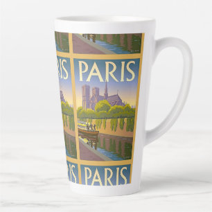 Paris Frankreich Vintage Reise Milchtasse