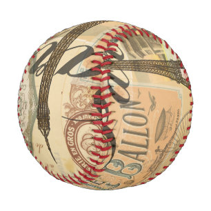 Paris Frankreich Vintage Reisen Kunstvoll wandern Baseball