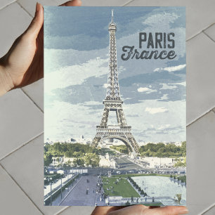 Paris Frankreich Vintage Welt Reisen Retro Kunst Poster