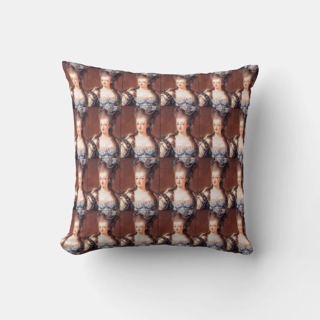Paris French Marie Antoinette Pillow Kissen (Vorderseite)