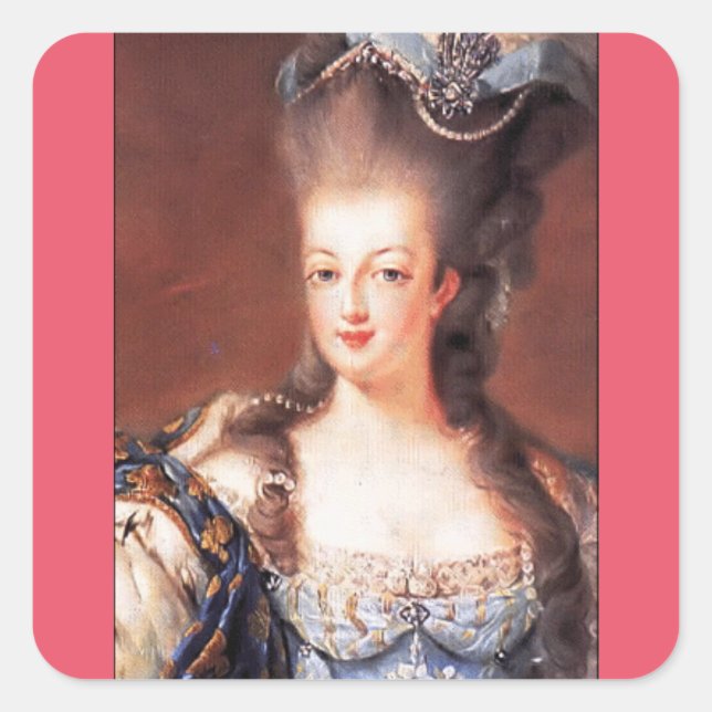 Paris French Marie Antoinette Sticker (Vorderseite)