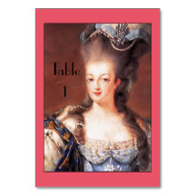 Paris French Marie Antoinette Themenkarte