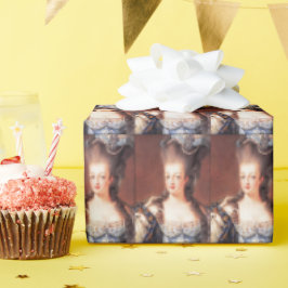 Paris French Marie Antoinette Wrapping Paper Geschenkpapier