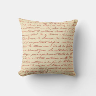 Paris French Throw Pillow Kissen