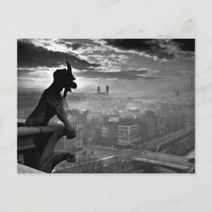 Paris Gargoyle 1920 Postkarte