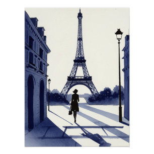 Paris-Gemälde Poster