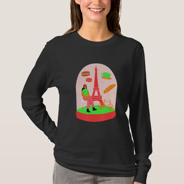 Paris Girl T-Shirt (Vorderseite)