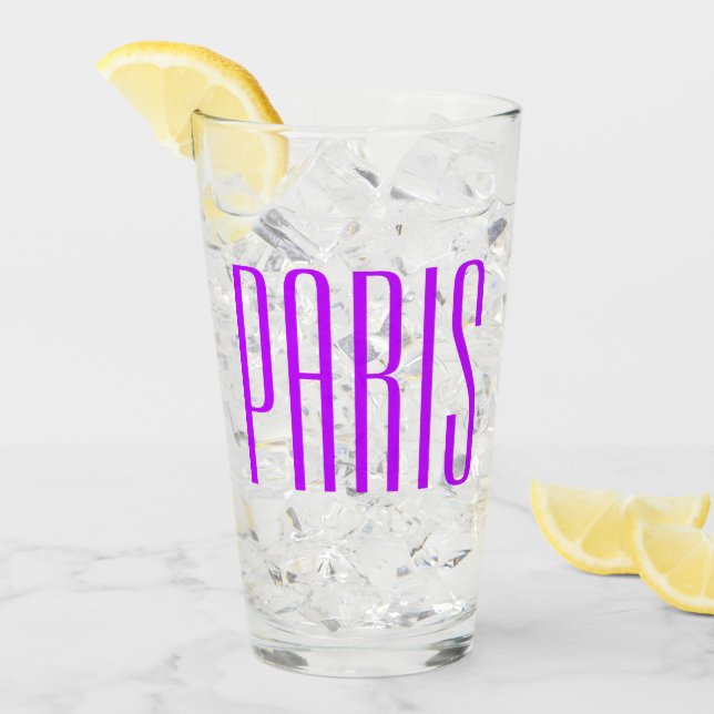 Paris Glas (Vorderseite Ice)