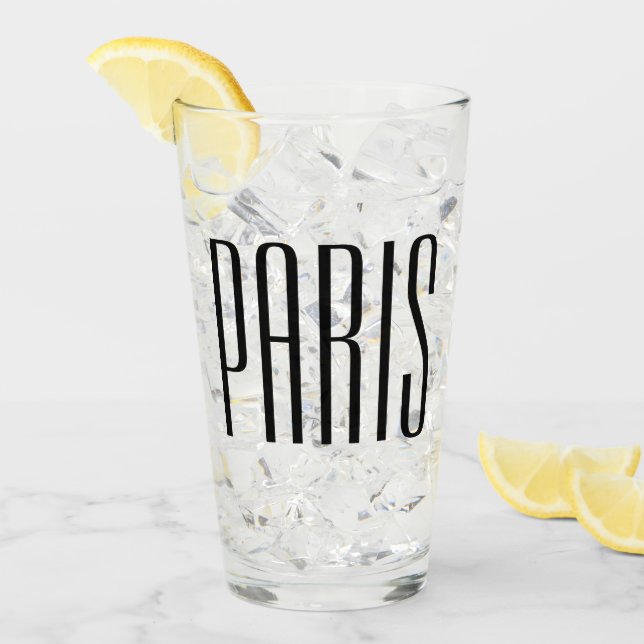 Paris Glas (Vorderseite Ice)