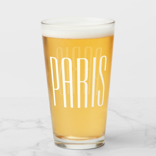 Paris Glas (Vorne (Gefüllt))