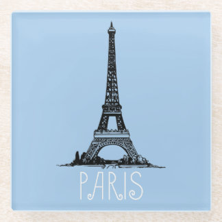 Paris Glasuntersetzer