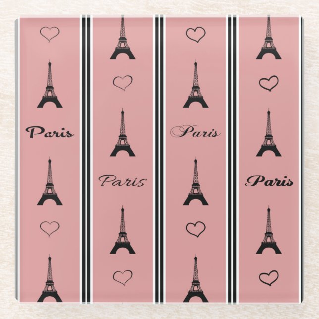 Paris Glasuntersetzer (Vorderseite)