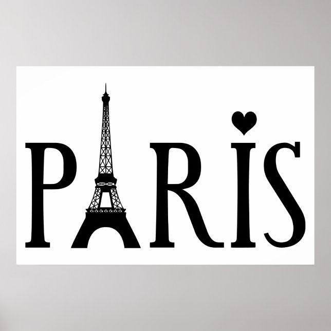 Paris - Grafik Poster (Vorne)