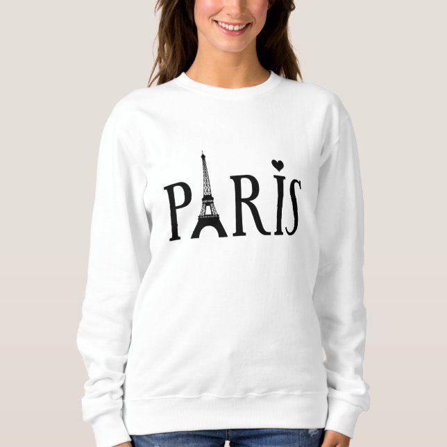 Paris - Grafik Sweatshirt (Vorderseite)