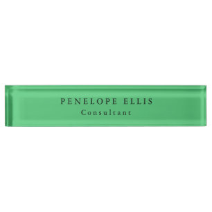 Paris Green Einzigartig Original Classic Beruflich Namensplakette