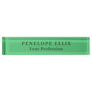 Paris Green Einzigartig Original Classic Beruflich Namensplakette