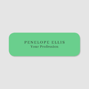 Paris Green Einzigartig Original Classic Beruflich Namensschild