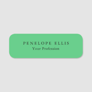 Paris Green Einzigartig Original Classic Beruflich Namensschild