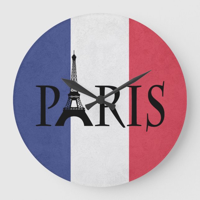 Paris Große Wanduhr (Vorderseite)